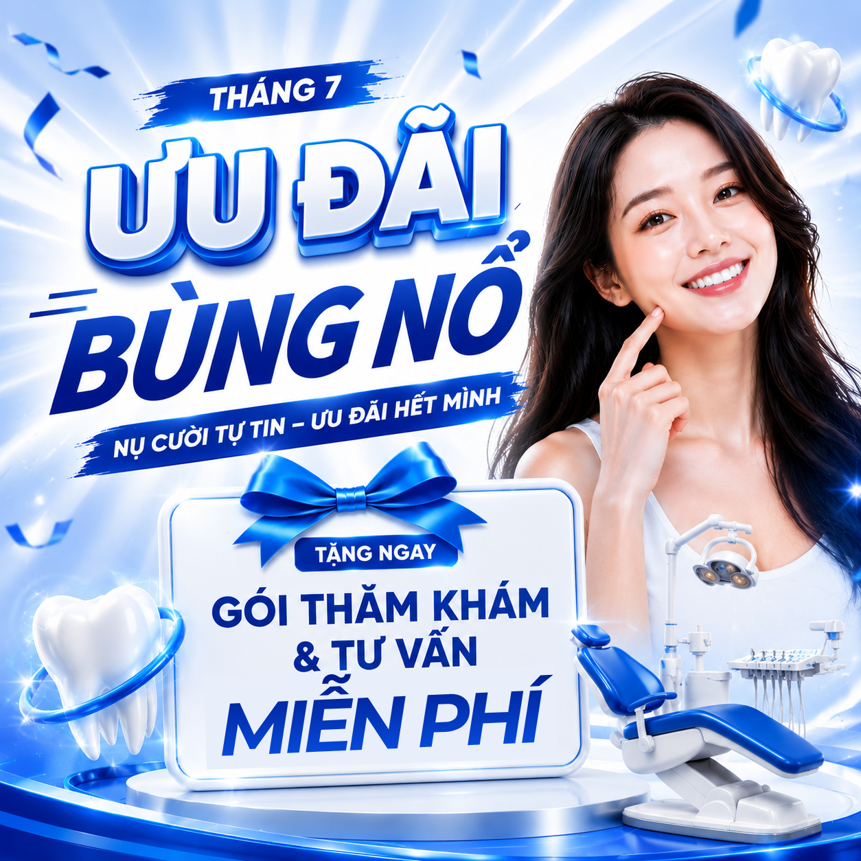 [BÙNG NỔ ƯU ĐÃI THÁNG 7] CHĂM SÓC NỤ CƯỜI – TIẾT KIỆM CHI PHÍ CÙNG NHA KHOA SMILE ORTHO CLINIC GROUP